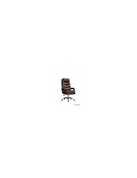 SILLA EJECUTIVA LIVENO MONARCA CAPACIDAD 400 LIBRAS CUERINA CAFÉ