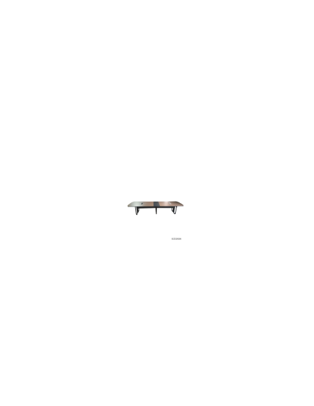 MESA CONFERENCIA 6 PERSONAS 2.00 X 1.00 X 0.75 MTS CAMEL OAK/ GRIS