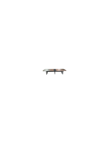 MESA CONFERENCIA 10 PERSONAS 3.60 X 1.00 X 0.75 MTS CAMEL OAK/ GRIS