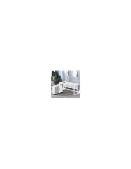 ESCRITORIO SEMI EJECUTIVO CON GABINETE LIVENO 1.60 X 0.80 X 0.74 MTS BLANCO