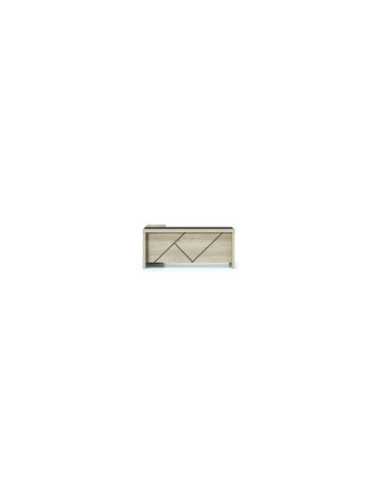 ESCRITORIO EJECUTIVO LIVENO CON GABINETE DE 2 PUERTAS 1.80 X 1.60 X 0.75 MTS BEIGE