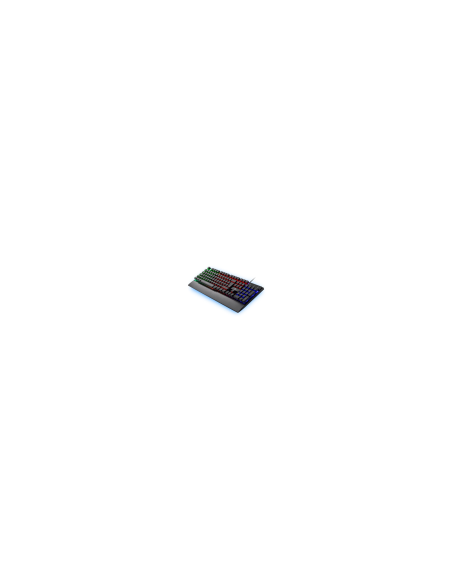 TECLADO USB XTECH MULTIMEDIA GAMING ILUMINACION LED MULTICOLOR ESPAÑOL NEGRO