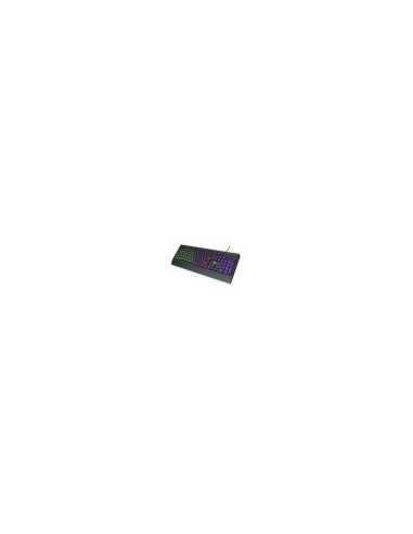 TECLADO USB XTECH MULTIMEDIA CHEVALIER GAMING ILUMINACION LED MULTICOLOR ESPAÑOL NEGRO
