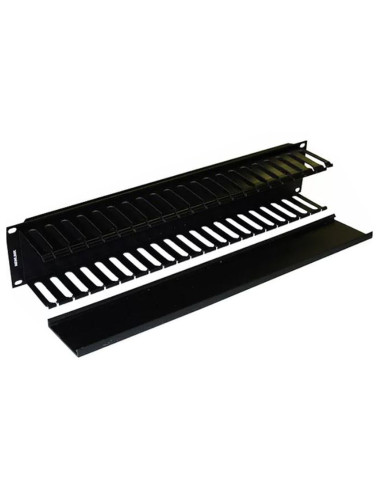 ORGANIZADOR DE CABLES NEWLINK HORIZONTAL 19" 2U