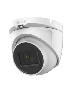 CAMARA CCTV HILOOK DOMO TURBO HD 2MPX 1920 X 1080 TVI / AHD / CVI / CVBS IP66 MICROFONO INTEGRADO  METAL