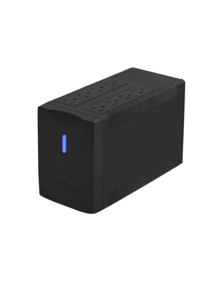 UPS CENTRA 700VA LED 120V/350W 8 SALIDAS 4 RESPALDO 4 SUPRESORES + 2 USB NEGRO
