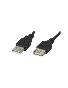 CABLE XTECH EXTENSION USB 2.0 15 PIES 480 MBPS NEGRO