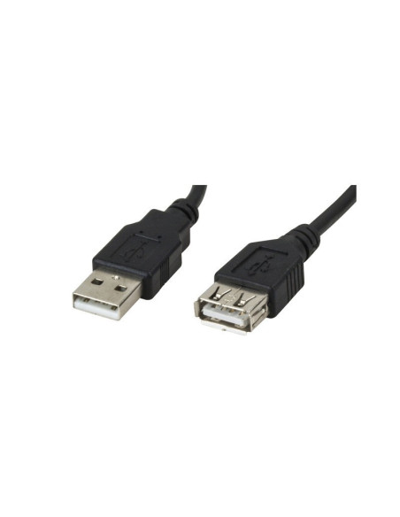 CABLE XTECH EXTENSION USB 2.0 15 PIES 480 MBPS NEGRO