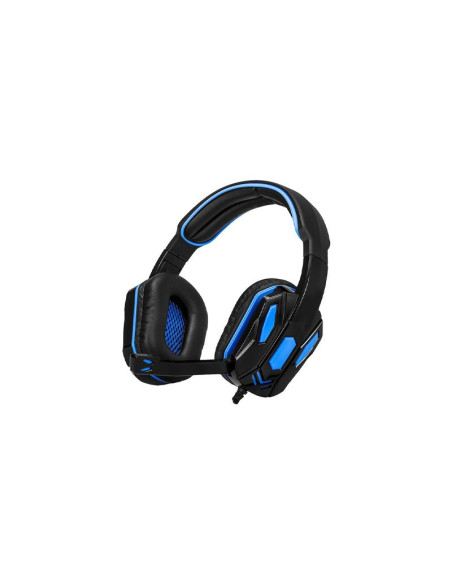 AUDIFONO ESTEREO ARGOM CON MICROFONO USB 2.0 NEGRO/AZUL
