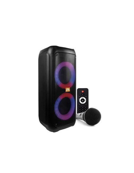 PARLANTE KARAOKE ARGOM RAVE 60 BLUETOOTH USB 70W MICROFONO INALAMBRICO NEGRO