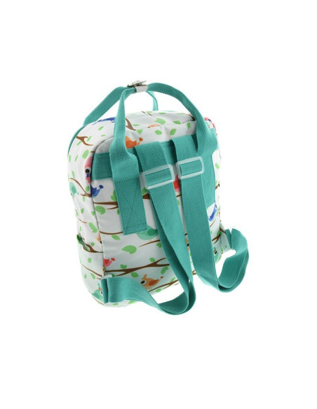 MOCHILA NOTEBOOK XTECH KAYA - KIDS 12" BLANCO TURQUESA