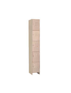LOCKER 5 PUERTAS CON PORTA CANDADO BEIGE