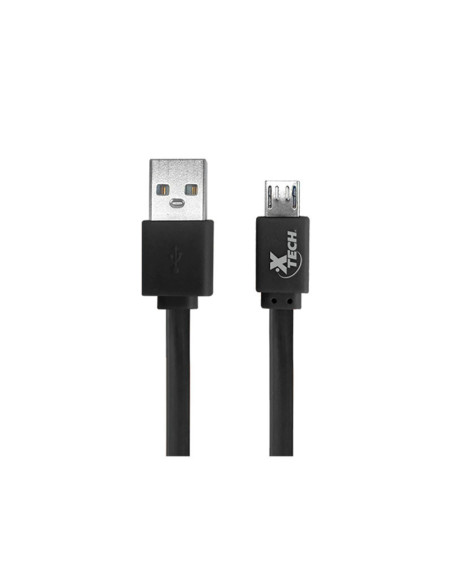 CABLE XTECH USB 2.0 A MICRO USB 3 PIES NEGRO