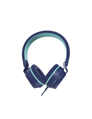 AUDIFONO ESTEREO XTECH AVID PARA NIÑOS CON MICROFONO 3.5 MM AZUL