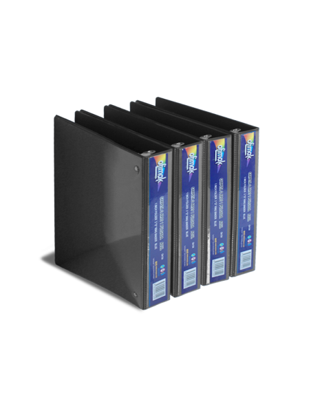 CARPETA 3 AROS OFIMAK NEGRA 1.5" CARTA