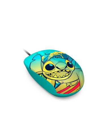 MOUSE USB XTECH DISNEY OPTICO 3 BOTONES 3D 1200DPI STITCH