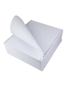 FORMA CONTINUA QUIMICA 9 1/2" X 5 1/2" 1500 HOJAS 3 PARTES COLOR BLANCO