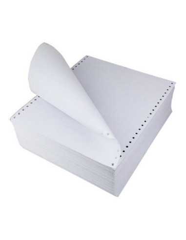 FORMA CONTINUA QUIMICA 9 1/2" X 5 1/2" 1500 HOJAS 3 PARTES COLOR BLANCO