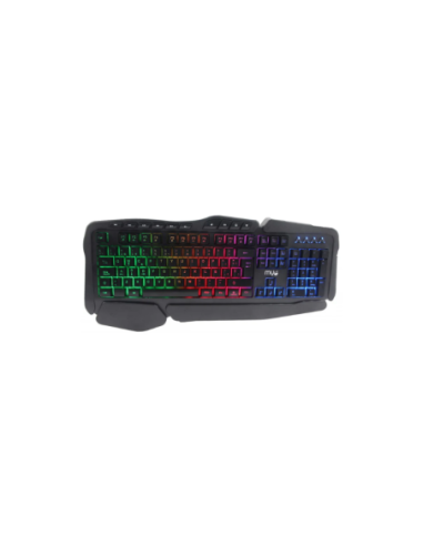 TECLADO  MYO GAMING NEGRO CON LUCES ESPAÑOL