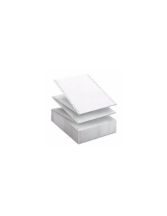 FORMA CONTINUA QUIMICA 9 1/2" X 11" 1000 HOJAS 2 PARTES COLOR BLANCO