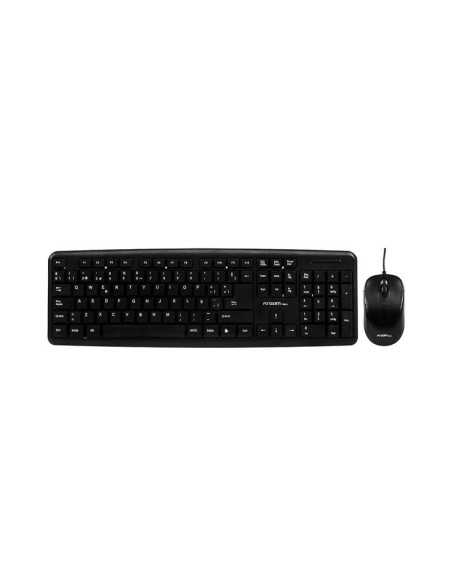 TECLADO Y MOUSE USB ARGOM ESPAÃ‘OL NEGRO