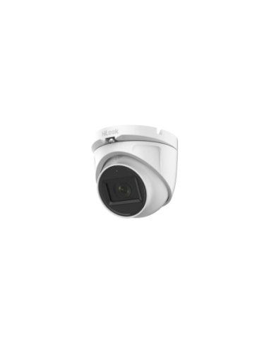 CAMARA CCTV HILOOK DOMO TURBO HD 2MPX 1920 X 1080 TVI / AHD / CVI / CVBS IP66 MICROFONO INTEGRADO  METAL