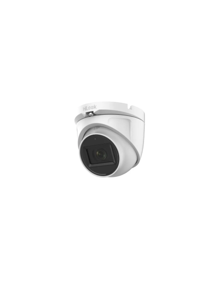CAMARA CCTV HILOOK DOMO TURBO HD 2MPX 1920 X 1080 TVI / AHD / CVI / CVBS IP66 MICROFONO INTEGRADO  METAL