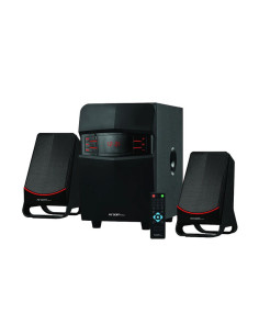 PARLANTE ARGOM ESTEREO SOUNDBASS 40W 2.1 USB MICRO SD CONTROL REMOTO NEGRO